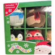 Squishmallows Christmas Ornaments 4-inch 8-Piece Mini Plush 2023