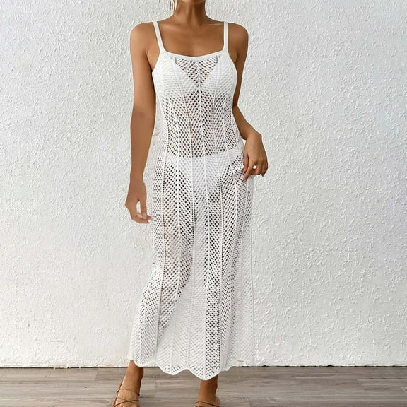 Womens Maxi Dress Spaghetti Strap Square Neck Slip Dress Bodycon Sundress for Beach Party Resort Vacation Casual Summer Dress