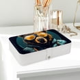 thumbnail image 6 of Bear Portable PU Leather Travel Jewelry Stand Organizer Box with Removable Compartment and Necklace Holder, 6 of 6