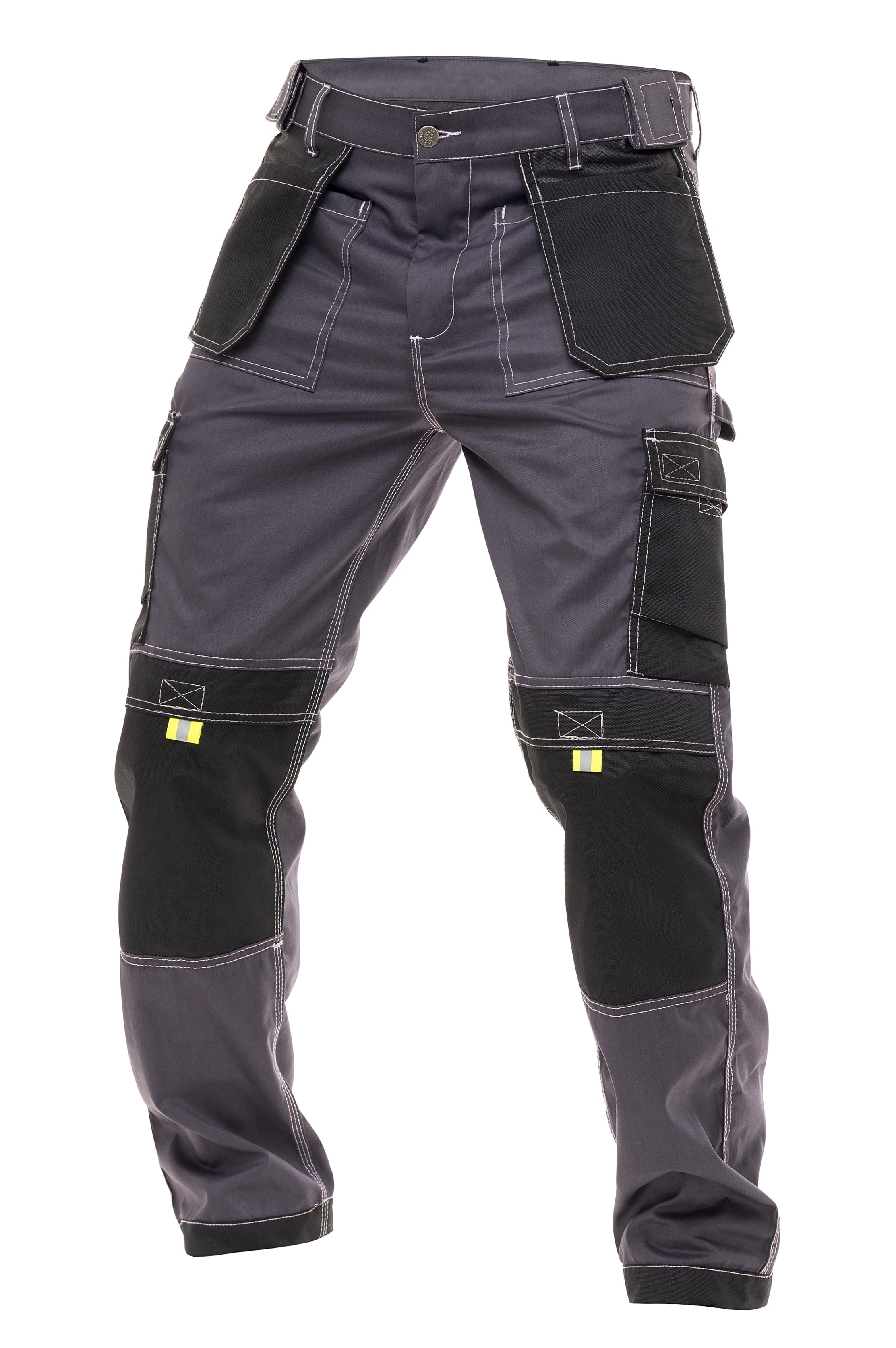 JCB Essential Mens Cargo Combat Multi Pocket Knee Pad Heavy Duty Trousers Pants 