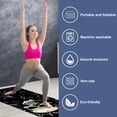 thumbnail image 2 of Punk 72.8"x26.8" Gym Towel with Features and Storage Bag – Yoga, Pilates, Fitness, and More, 2 of 6