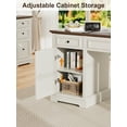 thumbnail image 6 of 60" Farmhouse Executive Desk with File Drawer, Storage Cabinet, Wood Home Office Desk , Rustic Computer Writing Desk for Home, Study, Work, Writing, 6 of 9