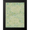thumbnail image 2 of Grey, Jace 15x18 Black Modern Framed Museum Art Print Titled - Cool Paisley, 2 of 5