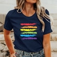 thumbnail image 2 of TINZ T-Shirt à Col Rond Imprimé Lettre Manches Courtes Col Rond T-Shirts pour Femmes Pack Ample Décontracté T-Shirt Cheer Manches Longues Pack T-Shirt Spandex T-Shirts pour Femmes, 2 of 5