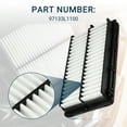 thumbnail image 3 of Unique Bargains 1 Set Cabin Air Filter for Hyundai Tucson Consistent No.97133L1100 Engine Air Filter, 3 of 7