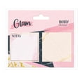 thumbnail image 1 of Notas Dobles Prichos Glam Color Rosa de Papel Adhesivo y Carton 2 Piezas por Empaque, 1 of 4