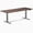 American Rustic Pine / Space Gray, variant on Desky Dual Softwood Sit Stand Desk - American Rustic Pine / 80 X 30 Inches / Space Gray