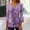 A163 Purple ➤➤ Three Quarter Sleeve Tops Woman, variant on Xdegoge Women Shirts Womens Tops 3/4 Length Sleeves V Neck Button Down T Shirts Going Out Business Casual Outfits Summer Fashion Tops 2025 Soft Comfy Basic Tees Todays Daily