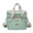 Green, variant on Lunch Box Insulated Lunch Bag, Large Leakproof Double Deck Lunch Tote for Work, Double Layer, Adult Reusable, For Picnic, Beach, Meal Prep Dual Compartment Lunch Bags, Pink