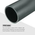 thumbnail image 4 of Uxcell Rigid Round Pipes High Impact for Water Pipe Crafts Cable Sleeve Light Grey 96.8mm x 110mm, 4 of 6