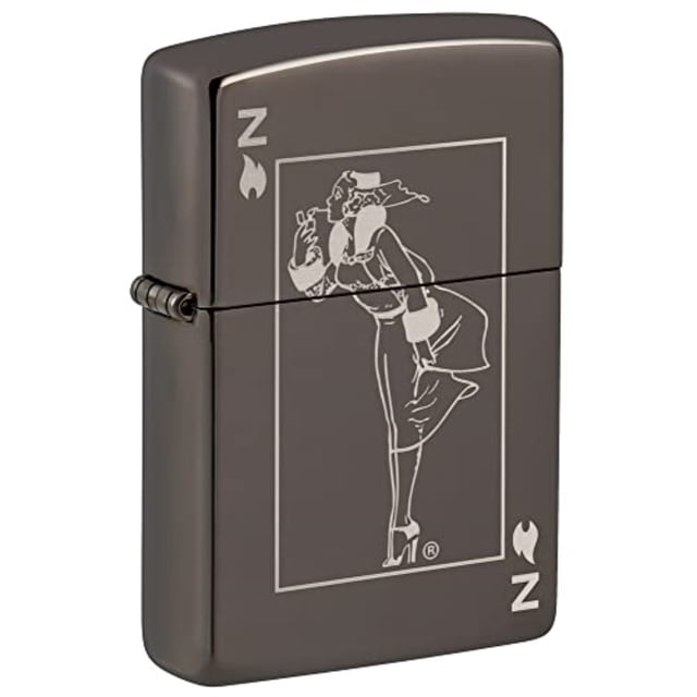 2024 ZIPPO Vent, Glace Noire, Carte : 31,41 $