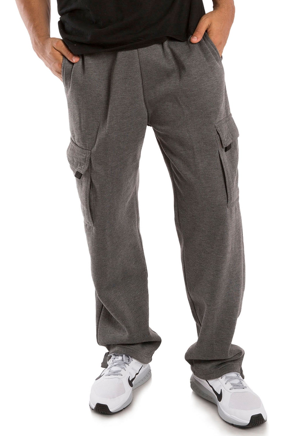 fila men's fleece lined athletic sweatpant with pockets