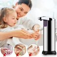 thumbnail image 7 of Touchless Automatic Soap Dispenser 9.5 Oz Stainless Steel, Infrared Sensor Hand Soap Pump with 3 Adjustable Levels, Waterproof Base, Leak-Proof Spout for Kitchen Sink & Bathroom, Battery Operated, 7 of 7