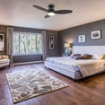 thumbnail image 5 of 48" 3-Blades Black/Gray Wifi Ceiling Fan with Remote and Dimmable Light, Timer/Schedule, 5 of 9