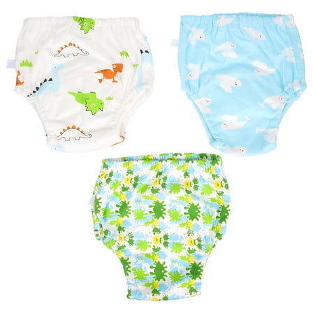TELOLY 3 Pcs Swimming Diaper Pants Reusable for Baby Toddler Diapers Elasticity Infant