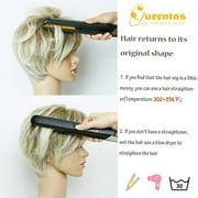 QUEENTAS Short Blonde Pixie Cut Wig for Women, Natural Looking Layered Wig with Bangs, Glueless Easy Wear Synthetic Hair Wig with Adjustable Cap, Brown Root Ombre