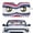 American Flag Eyes, variant on Binienty Funny Pickles Windshield Sun Shade for Car Outdoor Decor Uv Protection Car Sun Shade Windshield Blocker for Front Window Funny Sunshade for SUV Truck