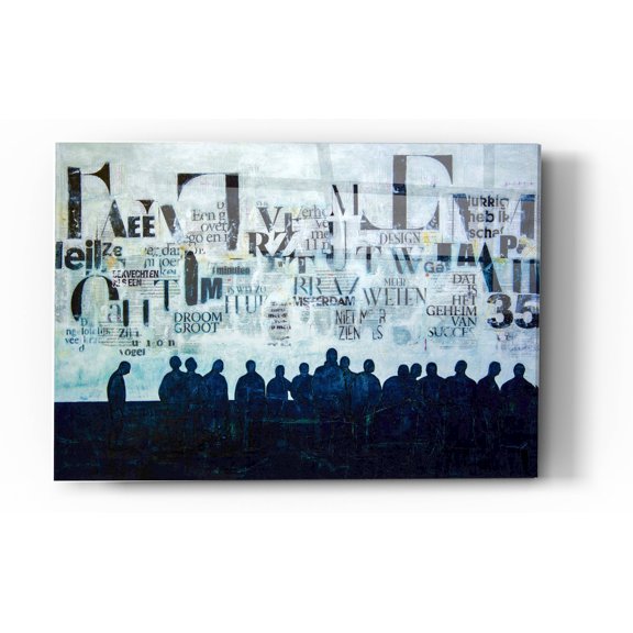 Epic Art 'Towards Together' by DB Waterman, Acrylic Glass Wall Art, 24"x36"