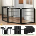 thumbnail image 7 of Yaheetech 24.2″ Tall 6 Panels Metal Dog Playpen for Exercise Outdoor Indoor Fence, Black, 7 of 7