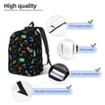 thumbnail image 4 of Lsque Gamepads Pattern Canvas Daypack, Durable Backpack, High-quality Versatile Backpack,Vintage Compact Backpack-Small, 4 of 6