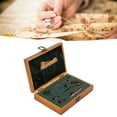 thumbnail image 4 of Sewing Kit, Vintage Embroidery Scissors Set Comfortable Handle Gift Multifunctional Wooden Beautiful Practical Stainless Steel  For Household Bronze,Silver, 4 of 8