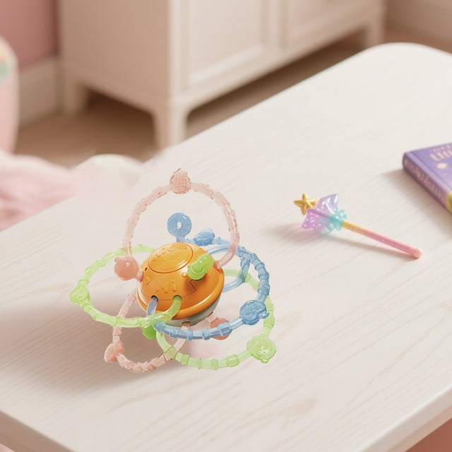 Manhattan Infant Hand Scratch Ball Infant Early Education Grasp Training Can Bites Rattle Infant Toy Soothing Toy