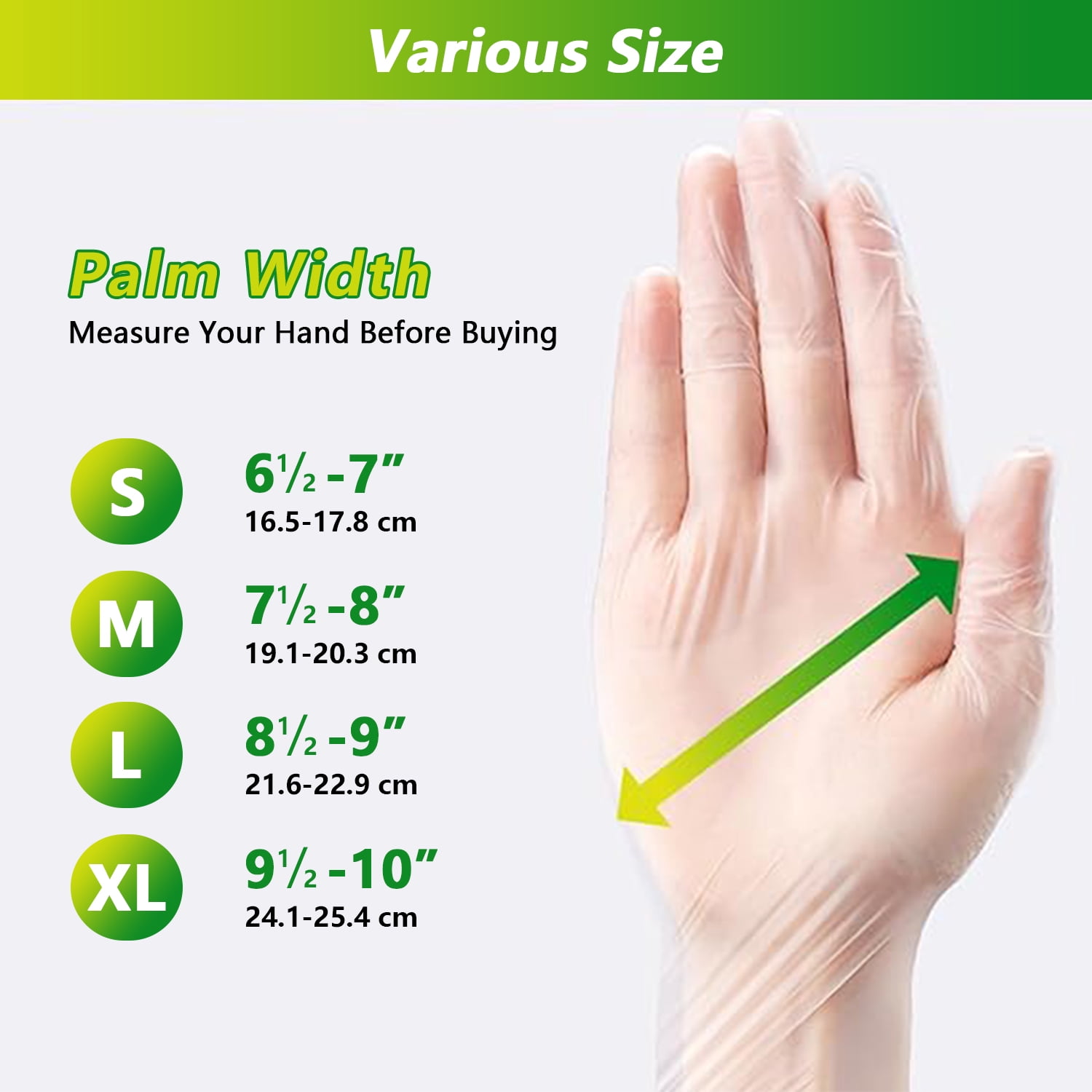 1000Pcs Food Prep Gloves Disposable, Clear Plastic Gloves Food Grade Waterproof, Oil-Resistant, Ambidextrous, Safe for Kitchen Cooking, Food Handling(S Size)