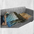 thumbnail image 6 of Saguaro Soft Flannel Fleece Throw Blanket, Earth Path with Giant Cactus Plants to the South American Desert Cactus Picture, Cozy Plush for Indoor and Outdoor Use, 70" x 90", Multicolor, by Ambesonne, 6 of 6