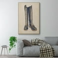 thumbnail image 2 of The Shoe Fits III V1 Framed Premium Gallery Wrapped Canvas - Ready to Hang - 27 x 41 - Natural Wood Floating Frame, 2 of 9