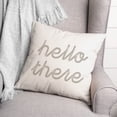 thumbnail image 3 of Creative Products White Hello There 18x18 Indoor / Outdoor Pillow, 3 of 3