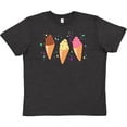 thumbnail image 3 of Inktastic Ice Cream trio with sprinkles Youth T-Shirt, 3 of 5
