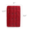 thumbnail image 3 of INSPIRE CHIC Women's 3 Rows 4 Hooks Bra Extenders Straps Extension Red 3 Rows 4 Hooks 10 Pcs, 3 of 5