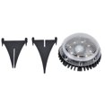 thumbnail image 2 of 4 Pack 8 LED Solar Garden Lights for Sidewalk, Yard, Lawn, Patio, Driveway, Backyard. Warm Light., 2 of 4