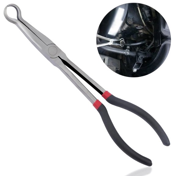 SaKaguro Spark Plug Disassembly Tool with 11" Extended Design and Anti Slip Handle O-Ring Nose Plier