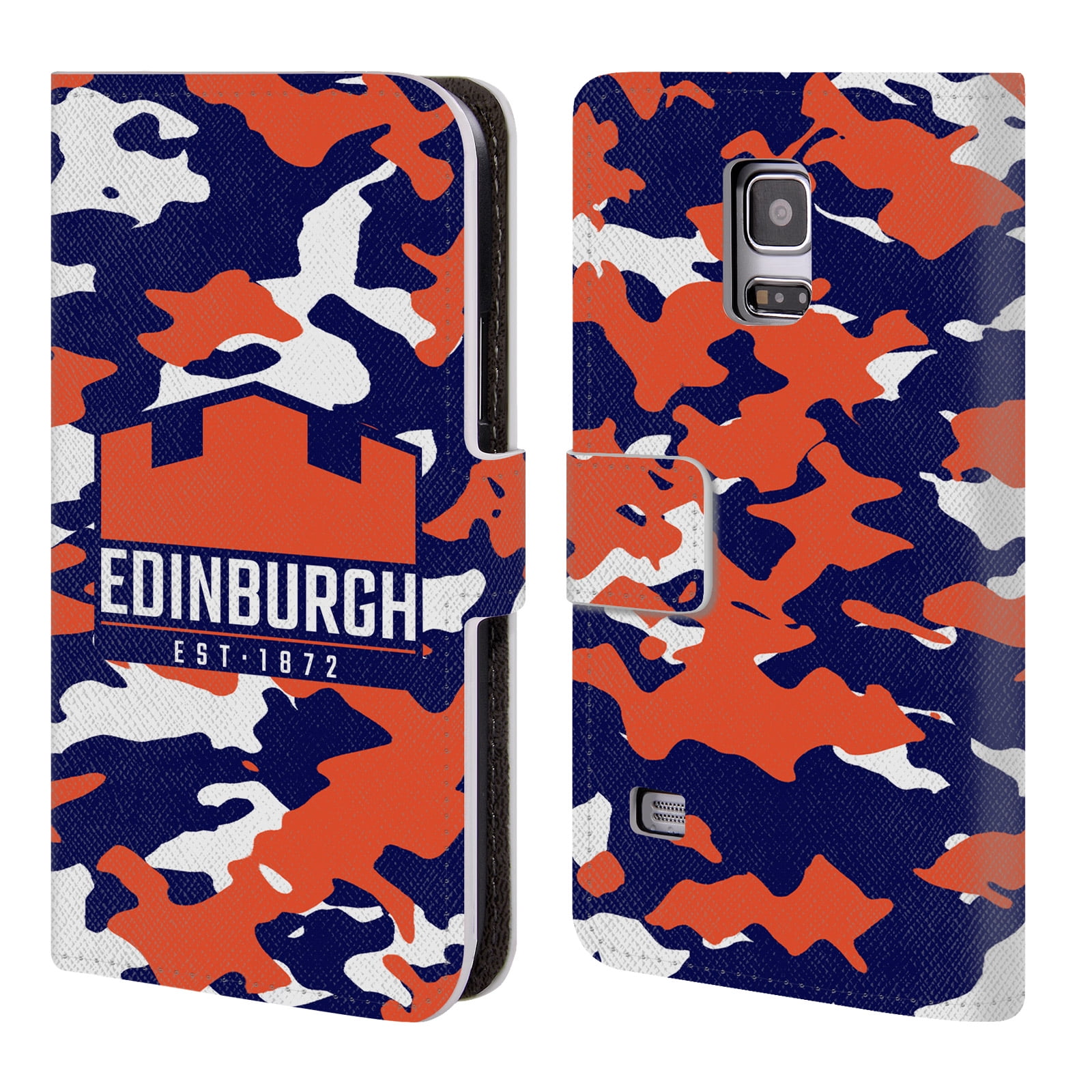 OFFICIAL EDINBURGH RUGBY 2018/19 LOGO LEATHER BOOK WALLET CASE COVER