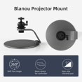 thumbnail image 3 of Movable Projector Stand With 38Mm Ball Head Tilt Adjustable, Portable Desktop Projector Mount For 3.5 Mm Inport Projectors Home Office And Outdoor, 3 of 6