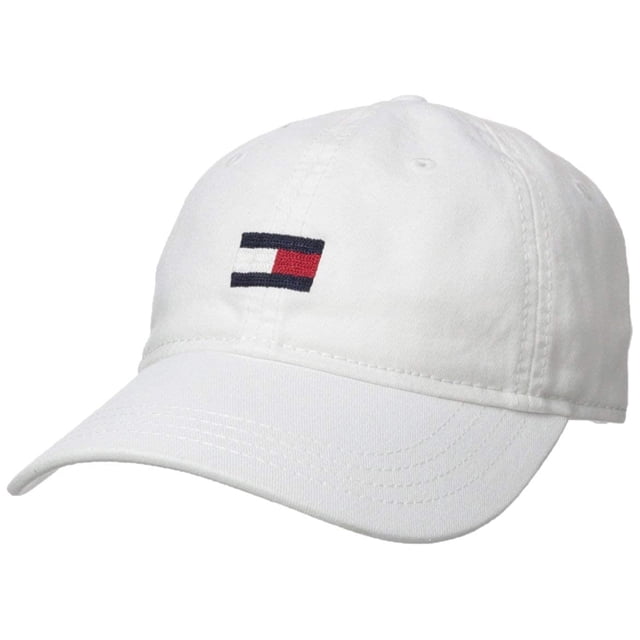 Sombrero Tommy Hilfiger Ardin Dad para hombre, color blanco
