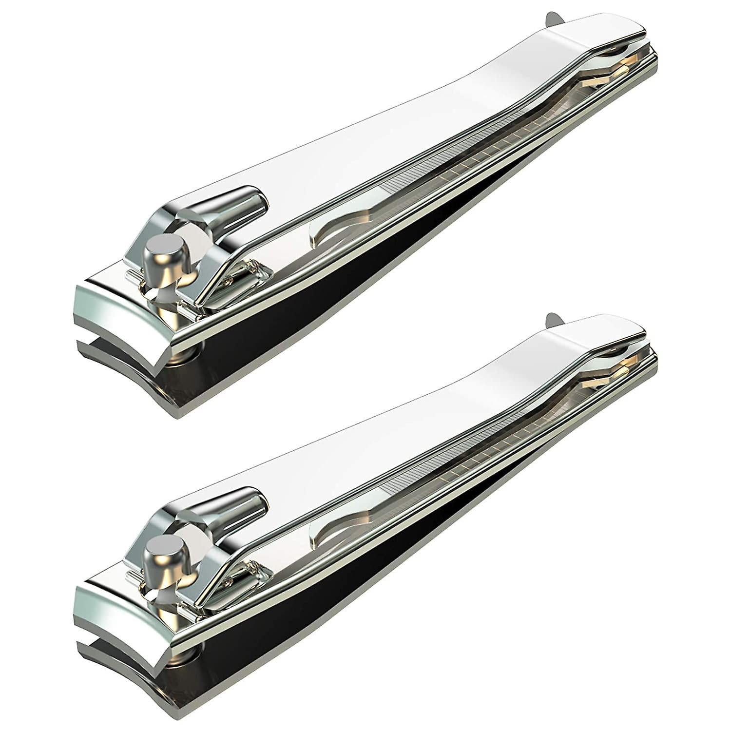 Nail Clipper Set 2 Pieces Nail Cutter Fingernail Clippers And Toenail Clippers Made Of Premium Stain | Walmart Canada Nail Clipper Set 2 Pieces Nail Cutter Fingernail Clippers And Toenail Clippers Made Of Premium Stain | Walmart Canada