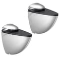 thumbnail image 1 of Unique Bargains Glass Shelf Bracket Clamp Solid Adjustable Wall Mount for 3~15mm, 2 Pcs, 1 of 4