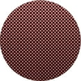 thumbnail image 1 of Ahgly Company Indoor Round Patterned Chocolate Brown Area Rugs, 7' Round, 1 of 6