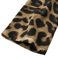 thumbnail image 6 of Celmia Women Leisure Leopard Printed Crew Collar Horn Sleeve Dress, 6 of 8