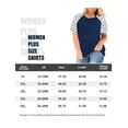 thumbnail image 4 of TIYOMI Plus Size Tops For Women Deep Blue T-Shirts Stripe Short Sleeve Tees Raglan Round Neck Color Block Pullover Tunics Casual Loose Fit Blouses 5XL 26W 28W, 4 of 4