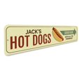 thumbnail image 3 of Hot Dogs Served Here Novelty Decor, Metal Wall Sign - 4x18 Inches, 3 of 4