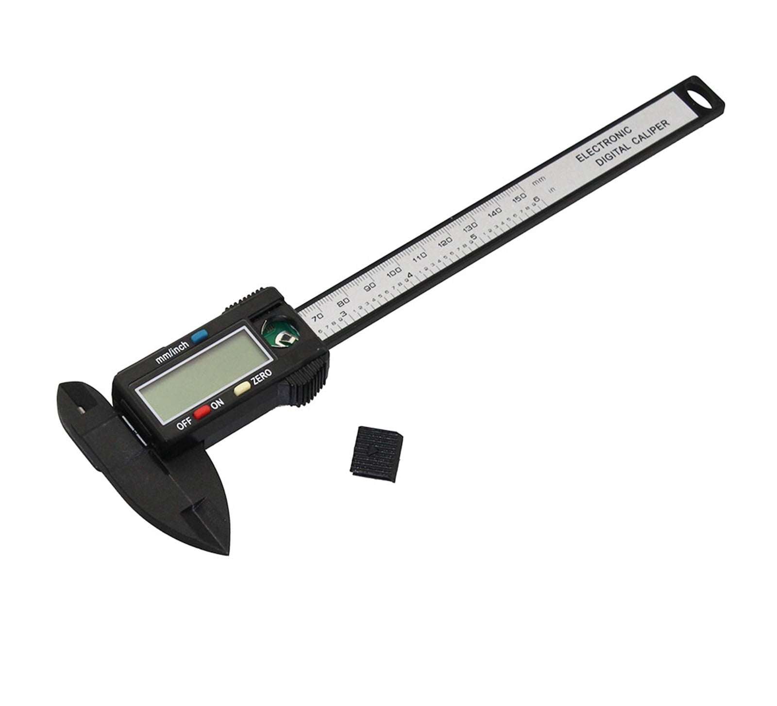 150mm/6" LCD Digital Electronic Carbon Fiber Vernier Calipers Gauge Micrometer With Large LCD Screen Display Inch/Metric ,Complete Kit