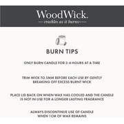 WoodWick Large Shoreline Trilogy Hourglass Scented Candle, Crackles as it Burns, Melon Blossom | Coastal Sunset | Palo Santo, 21.5 oz.