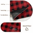 thumbnail image 5 of Black Red Large Area Rugs 6x9 ft Buffalo Plaid Checked Washable Rug Non Slip Indoor Carpet Absorbent Floor Mat for Living Room Bedroom Dining Room, 5 of 9