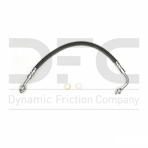 Rear Left Dynamic Friction Company Brake Line Hose 350-03136 For 2012-2017 Hyundai Veloster