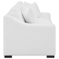 thumbnail image 4 of Pemberly Row Transitional Upholstered Fabric Sofa with Sloped Arms in White, 4 of 11