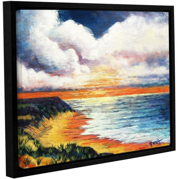 ArtWall Gene Foust "Summer Breeze" Gallery-Wrapped Floater-Framed Canvas