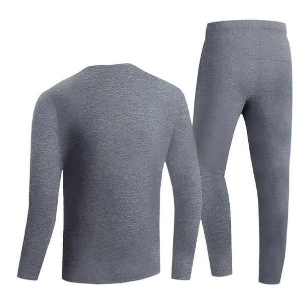 WQJNWEQ Men s Thermal Underwear Outdoor Warm Clothing Heated for Riding Skiing Fishing Charging Via Heated Thermal Underwear Set Walmart Business Supplies